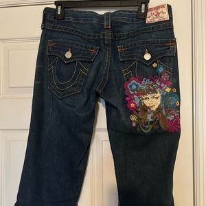 True Religion Embroidered Jeans